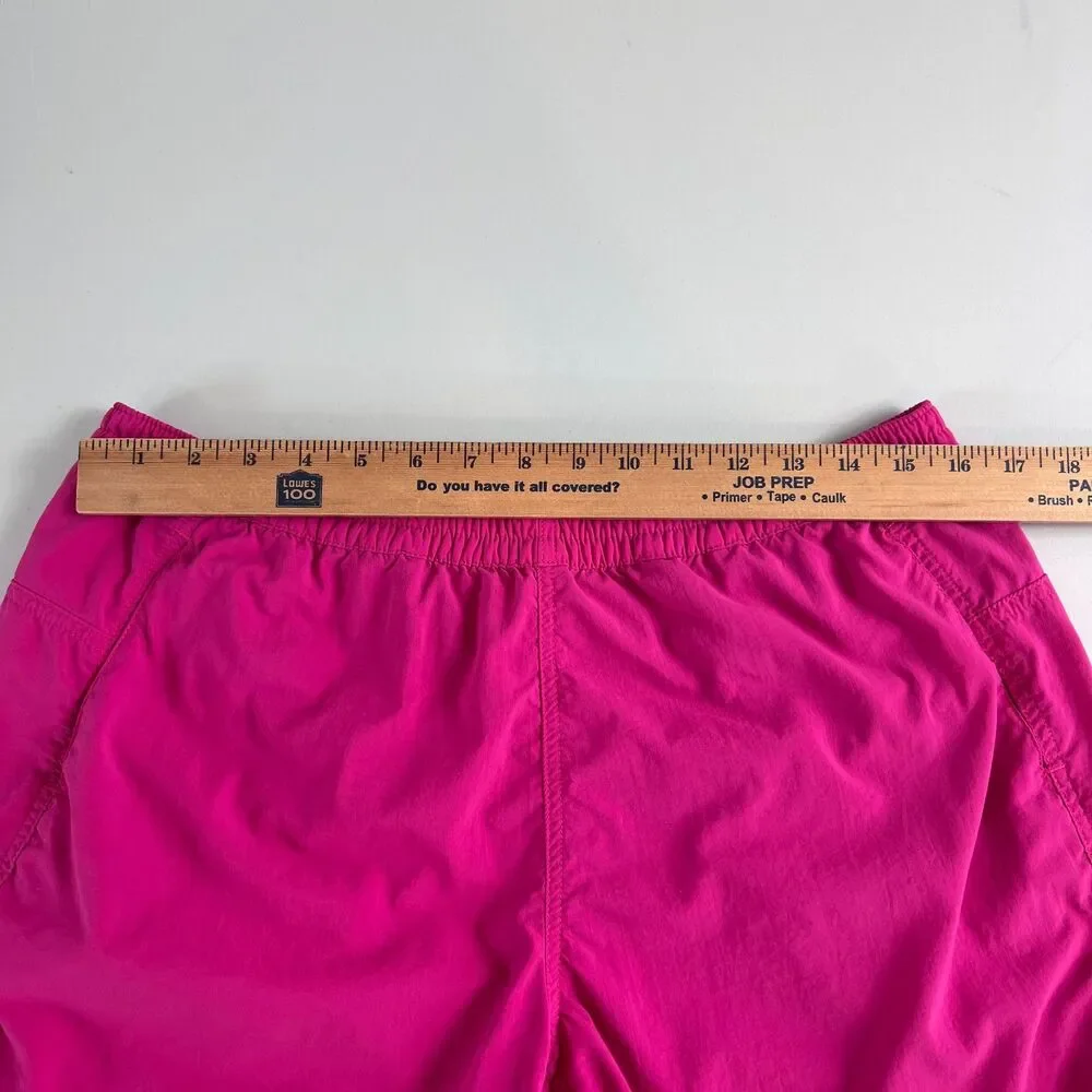 The North Face Women's Nylon Shorts Pink Outdoor Hiking Activewear Size L
